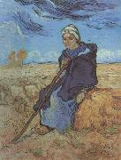Vincent Van Gogh The Shepherdess (nn040 oil painting reproduction